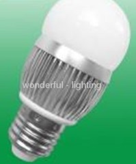 3*1W High Power Led Globe Bulb