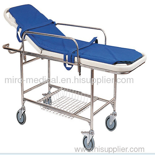 ZB14-A Plastic Bed Base Stretcher Cart with Four Castors