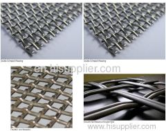 Electrol /hot dipped galvanized crimped wire mesh