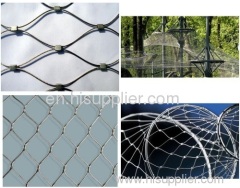 animal enclosure zoo mesh cable mesh aviary mesh