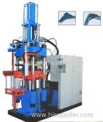 rubber injecting mold machine