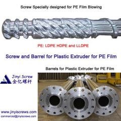 Bimetallic Extrusion Screw Barrel for HDPE/LDPE Blowing Molding