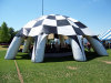 Inflatable tent for camping and sport meeting