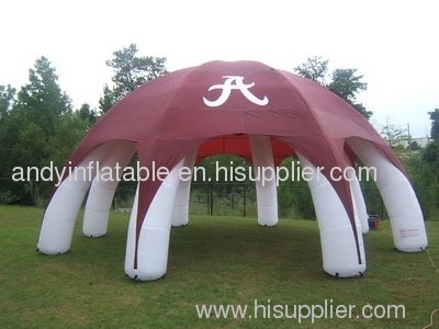 Inflatable round tent for sports meeting