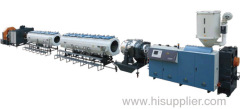 Large diameter HDPE water supply and gas supply pipe extrusion line