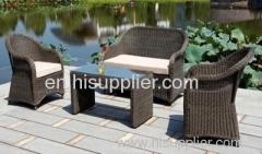 Garden wicker rattan sofa