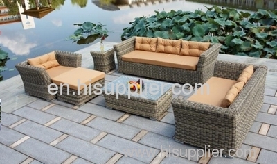 Wicker rattan furniture set