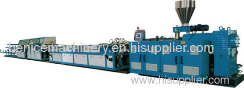 PVC window and door profile production line