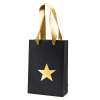 Gold star paper gift bags