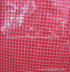 black steel crimped wire mesh