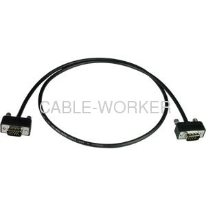 Ultra Thin VGA high resolution monitor cable gold plated, male to male