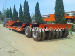 Low bed trailer four axles two lines