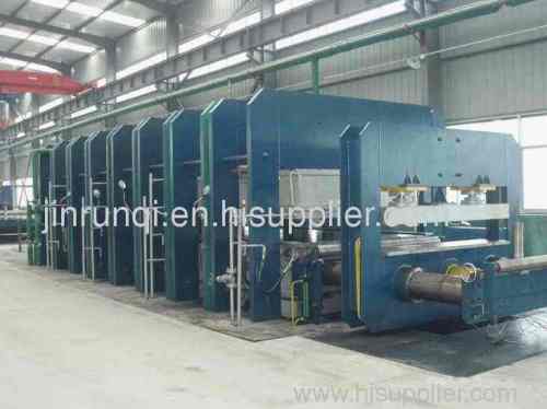 Large frame vulcanizing press