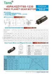 45MM Planetary Gear Motor