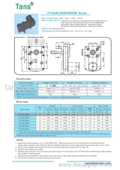 Square DC Gear Motor