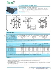 Square DC Gear Motor