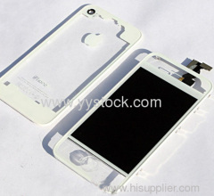 Transparent Clear iPhone 4 lcd touch screen + back conversion kit