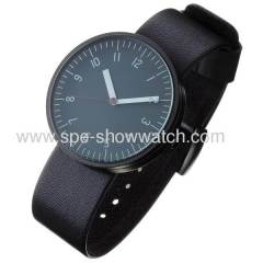 leather wrist watch