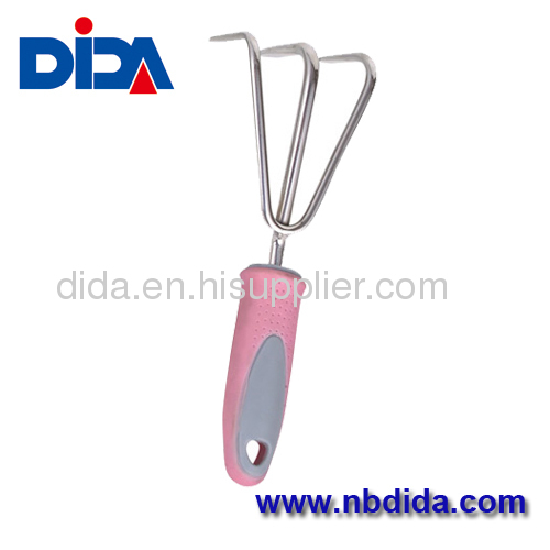 Small Stainless Steel garden rake with pp handle