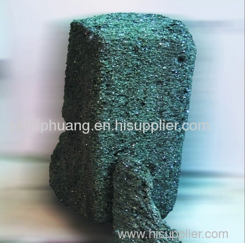 Green silicon carbide abrasive grit