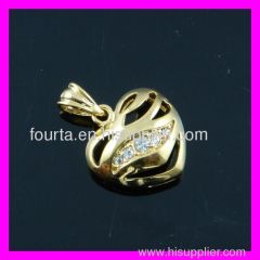 Fallon jewelry FJ jewelry 18k gold plated pendant