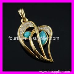 18k gold plated pendant product