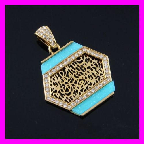 FJ 18K gold plated fashion design pendant