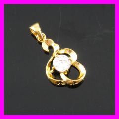 18k gold plated zircon stone pendant 1620865