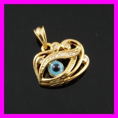 evil eye 18K gold plating pendant