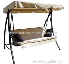 7 cushion Swing Chair with cover in home garden