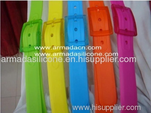 fashion silicone belt