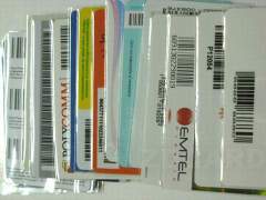 High Quality PVC Barcode Card