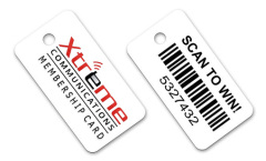 PVC Key Tag with Barcode