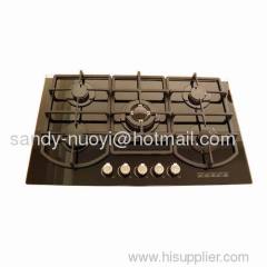 Cast Iron trivets,5 burners,Built-in Gas Cooker