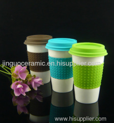 Ceramic double wall cup