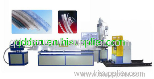 PVC spiral steel wire hose extrusion line/pipe making line