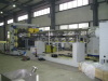 Plastic plate combination production line