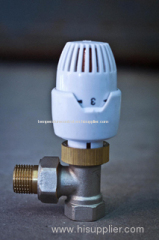 temperature control radiator valve angle