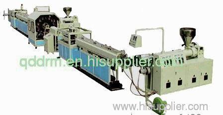 braided reinforced hose extrusion line/soft pipe making line