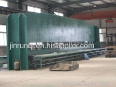 Large flat vulcanizing machine