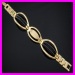 two colors 18k gold plated bracelet IGP