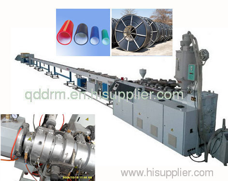 PE pipe extrusion line/silicon-core composite pipe machine