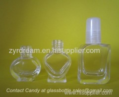 Glass Nail Polish Bottle