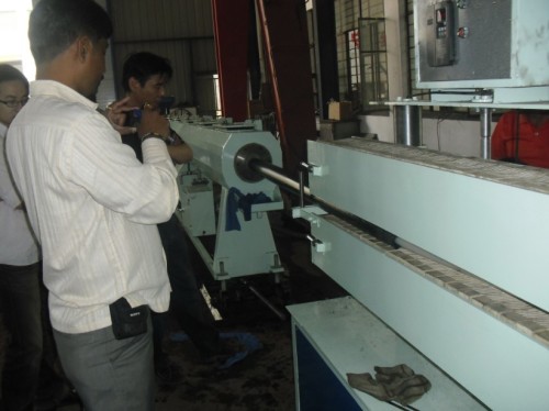 PVC pipe extrusion line