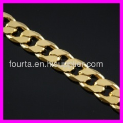 18K gold plated copper bracelet