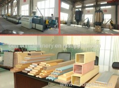 WPC wood plastic plate machinery