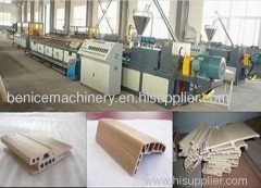 WPC profile making line