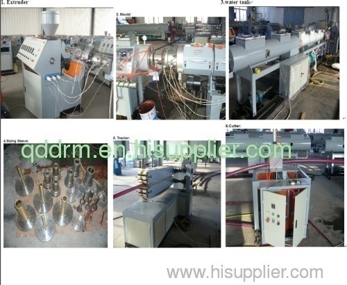 PP pipe extrusion line/composite pipe production line
