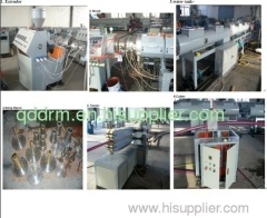 PE composite pipe production line