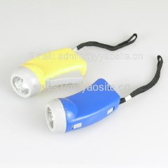 hand press flashlight